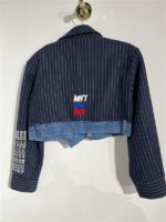 Vest Cody Crop Jeans+pinstripe