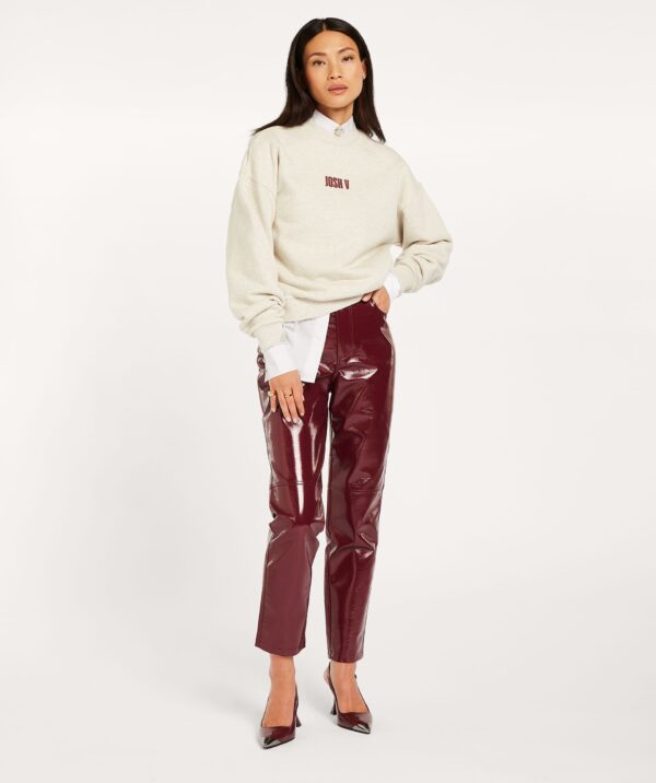 Sweater Lenthe Regular Fit Bordeaux Lett