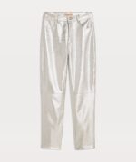 JOSH V Metallic Faux Leather Pants Casey