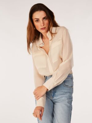 JOSH V Hemdsblouse Davey Crepe Uni