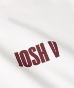 JOSH V T-Shirt Dorie Regular Fit Bordeaux Lette