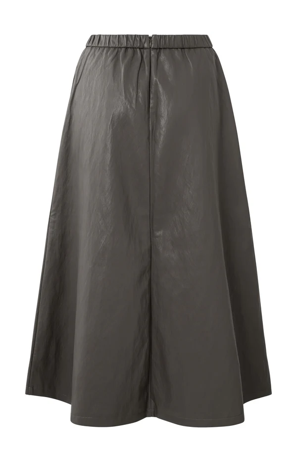 YAYA Midi Skirt 01-409085-510 Faux Leater