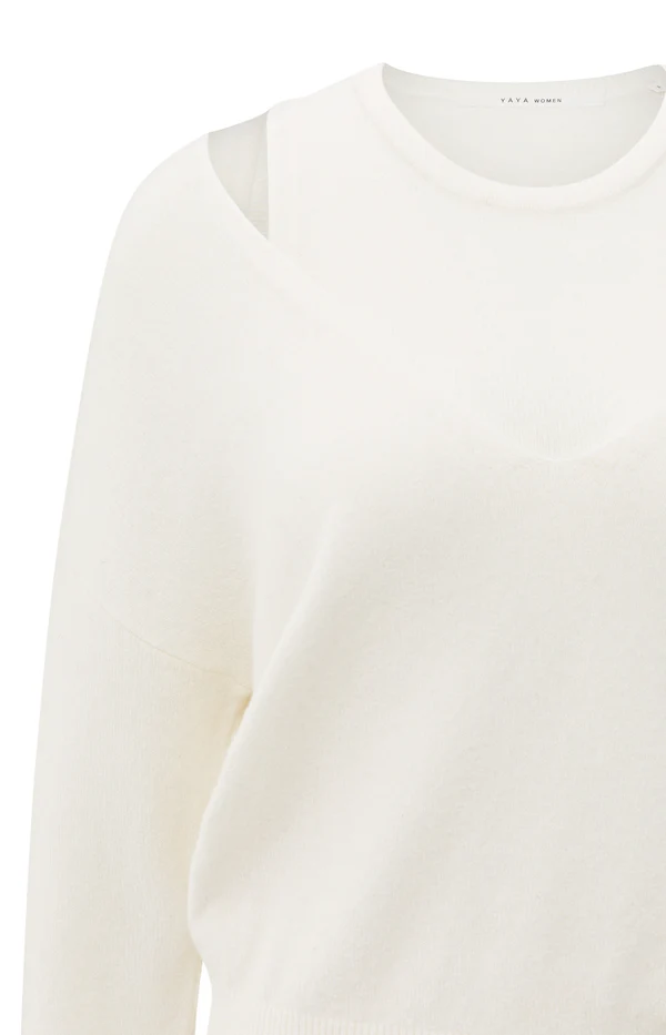 Sweater 01-000381-509 Deep V-Neck+top Ec