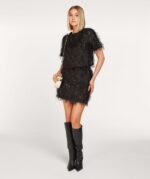 JOSH V Rokje Louka Plumes Zwart