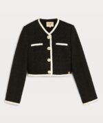 Joshv Crop Blazer Monica Boucle