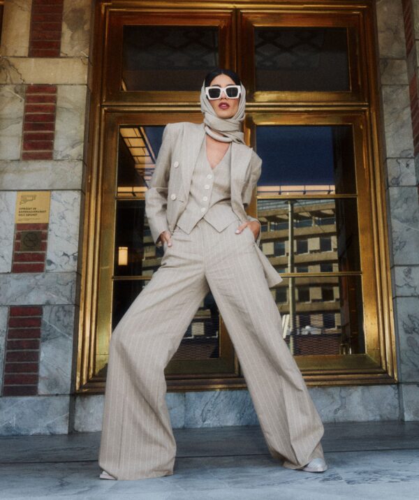 Josh V Pantalon Nina Pinstripe