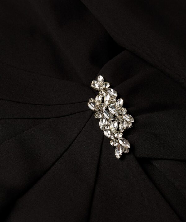 Dress Penelope Bow + Broche Black