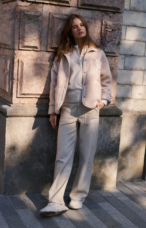 YAYA Teddy Jacket 02-001067-601 Chest Pocket