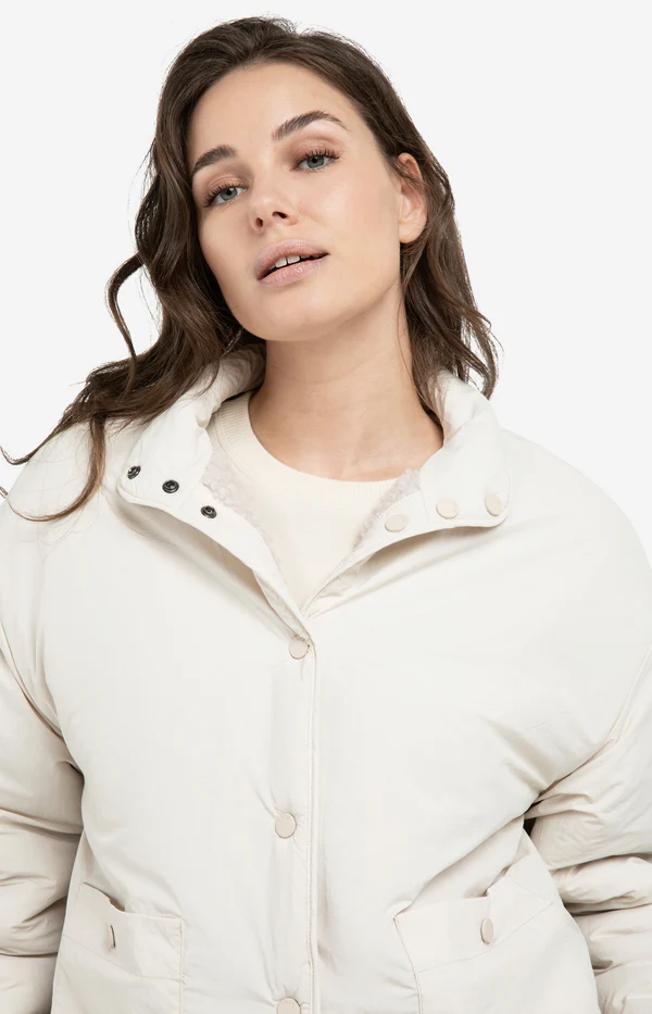 YAYA Teddy Jacket 02-001067-601 Chest Pocket