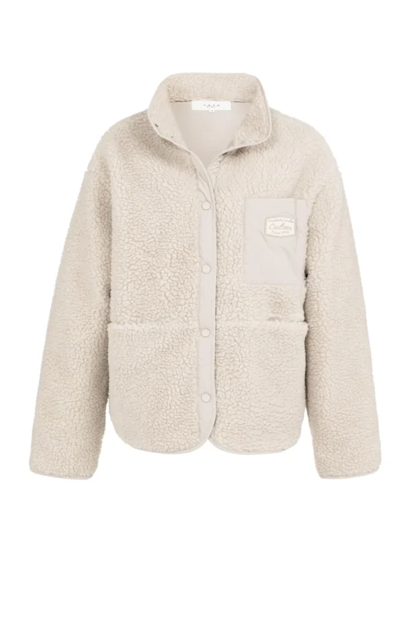 YAYA Teddy Jacket 02-001067-601 Chest Pocket