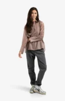 Blouse 01-201171-509 Sheer Back Slit