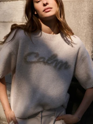 Knit 01-000548-601 Tekst Calm