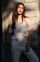 Knit 01-109097-601 Ribbed Neck