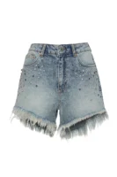 Bsb Jeansshort 055-241904 Strass Stones