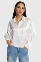 Alix Satin Blouse 2602988633 Cropped