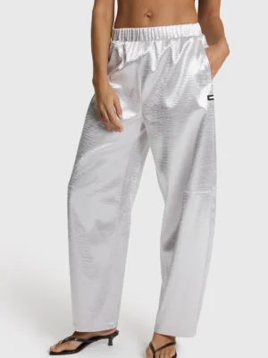 Alix Shiny Pants 2602168579 Silver