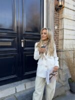 Tweed Blazer 39010jv Flower Buttons