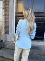 Blazer V2215 Fitted Plain Light Blue