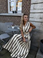 SUNCOO Maxirok Fidji S26c05227 Gestreept