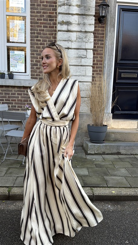 SUNCOO Maxirok Fidji S26c05227 Gestreept