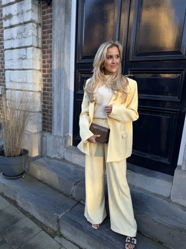 Pantalon Zp1207 Geel