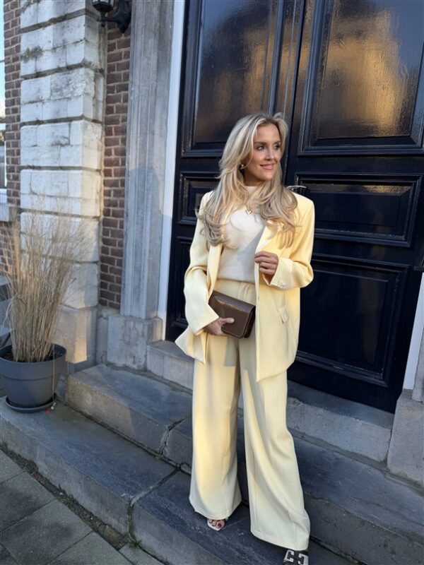 Pantalon Zp1207 Geel