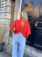 Top Marti S26c08306 Open Rug Coral