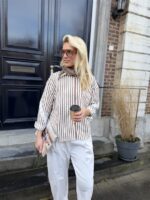 Hemd Gestreept Love Back Lace Details