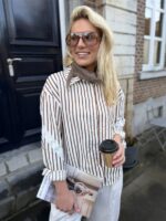 Hemd Gestreept Love Back Lace Details