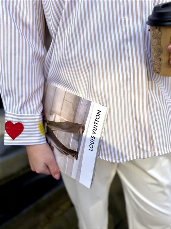 Hemd Gestreept Amour Beige