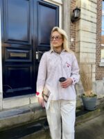 Hemd Gestreept Amour Beige