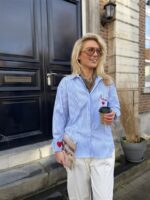 Hemd Gestreept Amour Blauw