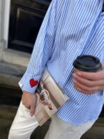 Hemd Gestreept Amour Blauw