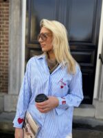 Hemd Gestreept Amour Blauw