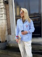 Hemd Gestreept Amour Blauw