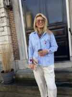 Hemd Gestreept Amour Blauw