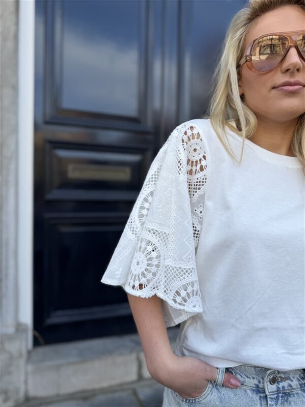 BSB T-Shirt 055-210030 Broderie Mouw