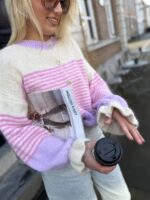 Knitvest 51278 Stripes Det Ruffle Roos