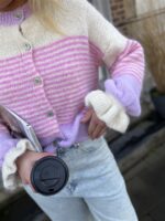 Knitvest 51278 Stripes Det Ruffle Roos