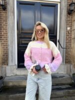 Knitvest 51278 Stripes Det Ruffle Roos