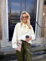 Hemd Ch5135 Strips Bow Geel