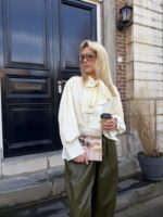 Hemd Ch5135 Strips Bow Geel