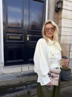 Hemd Ch5135 Strips Bow Geel