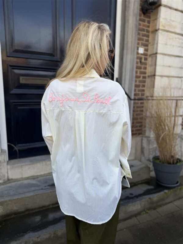 Hemd Gestreept St. Barth Geel