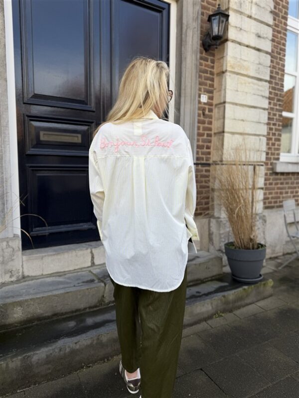 Hemd Gestreept St. Barth Geel