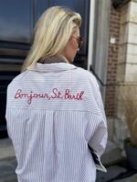 Hemd Gestreept St. Barth Beige