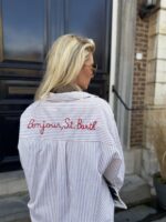 Hemd Gestreept St. Barth Beige