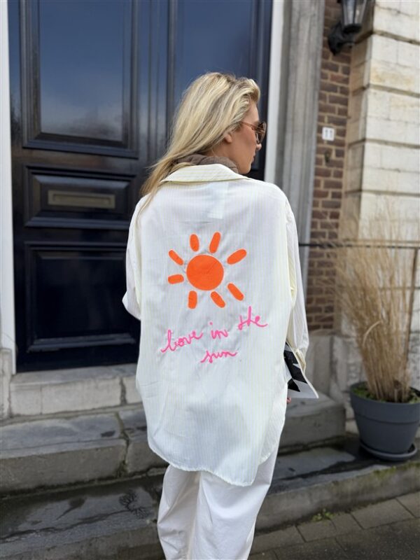 Hemd Gestreept Sun Geel