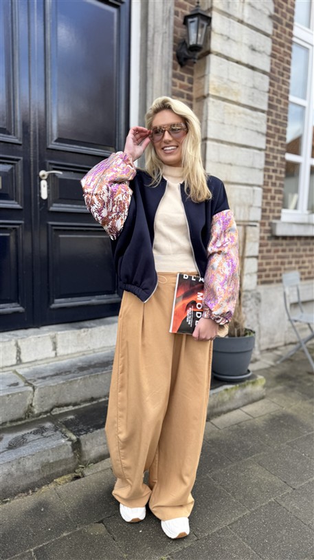 Bomber Lurex Sleeves Special Colori