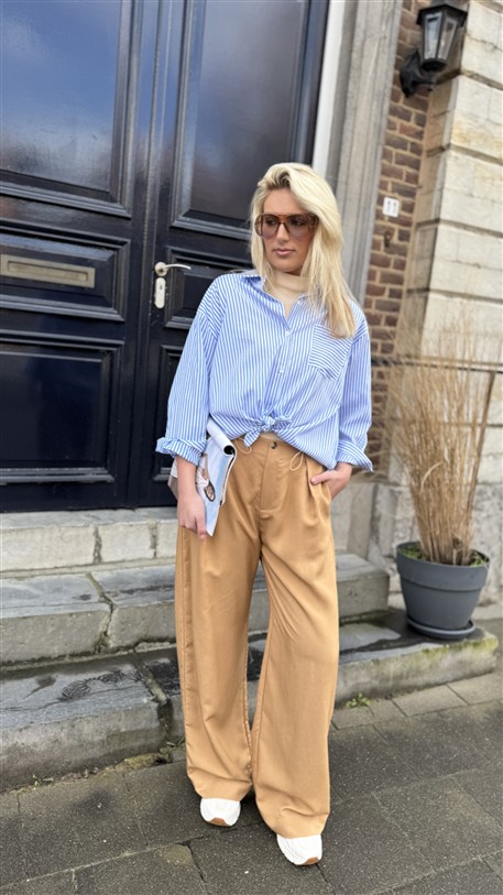 Hemd Gestreept Sun Blauw